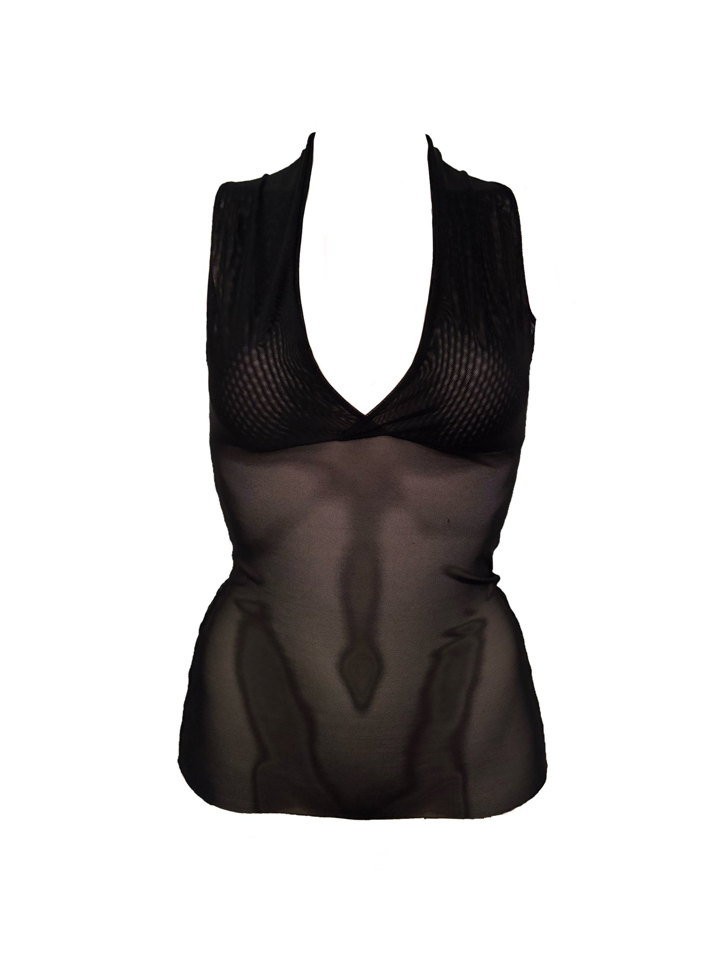 Mesh Neckholder Tank Top