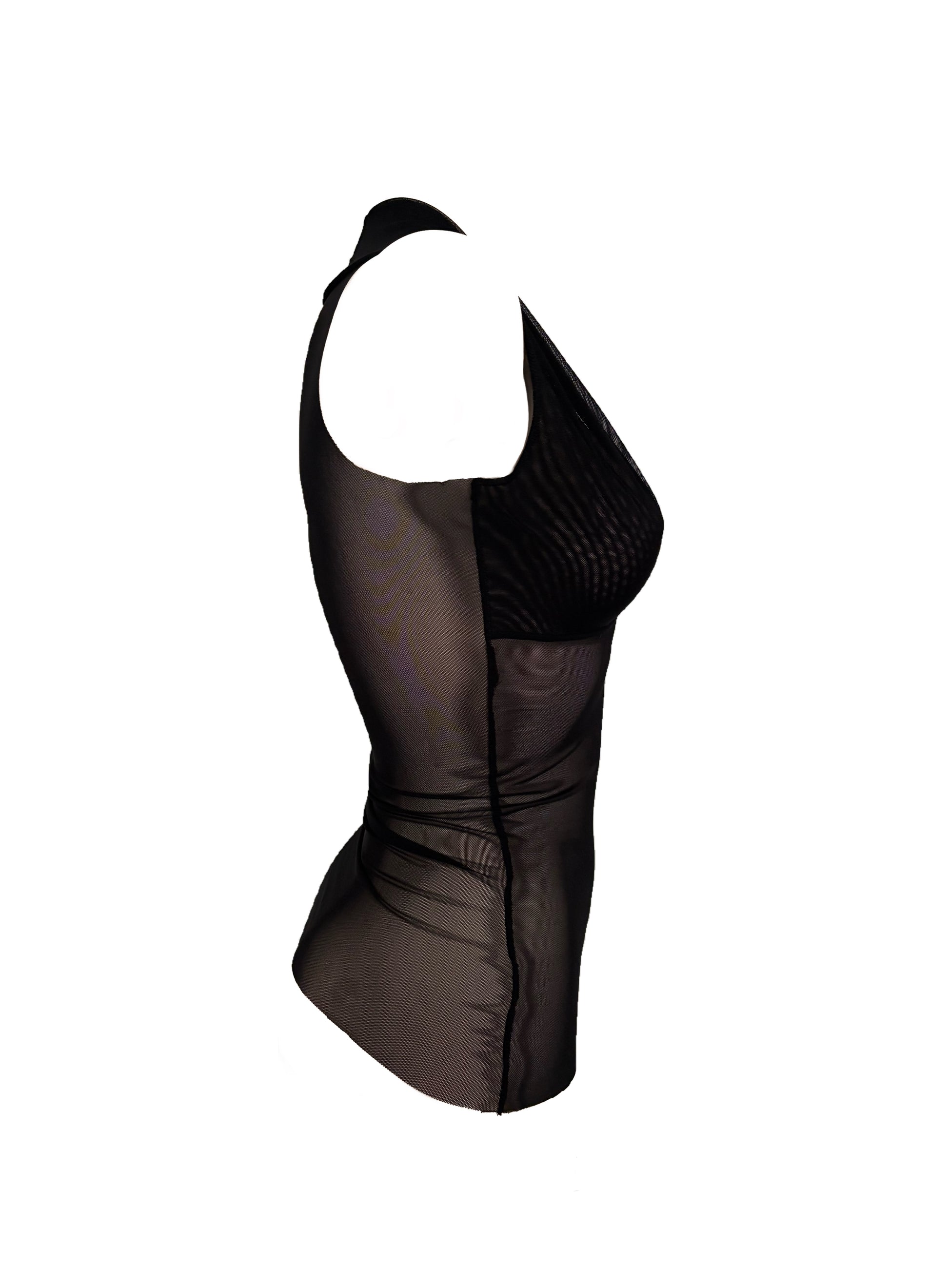 Mesh Neckholder Tank Top